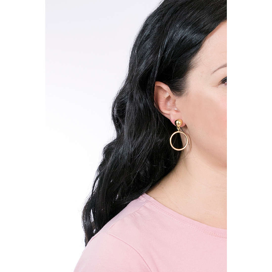 GioiaPura earrings woman GYOARW0349-2 wearing