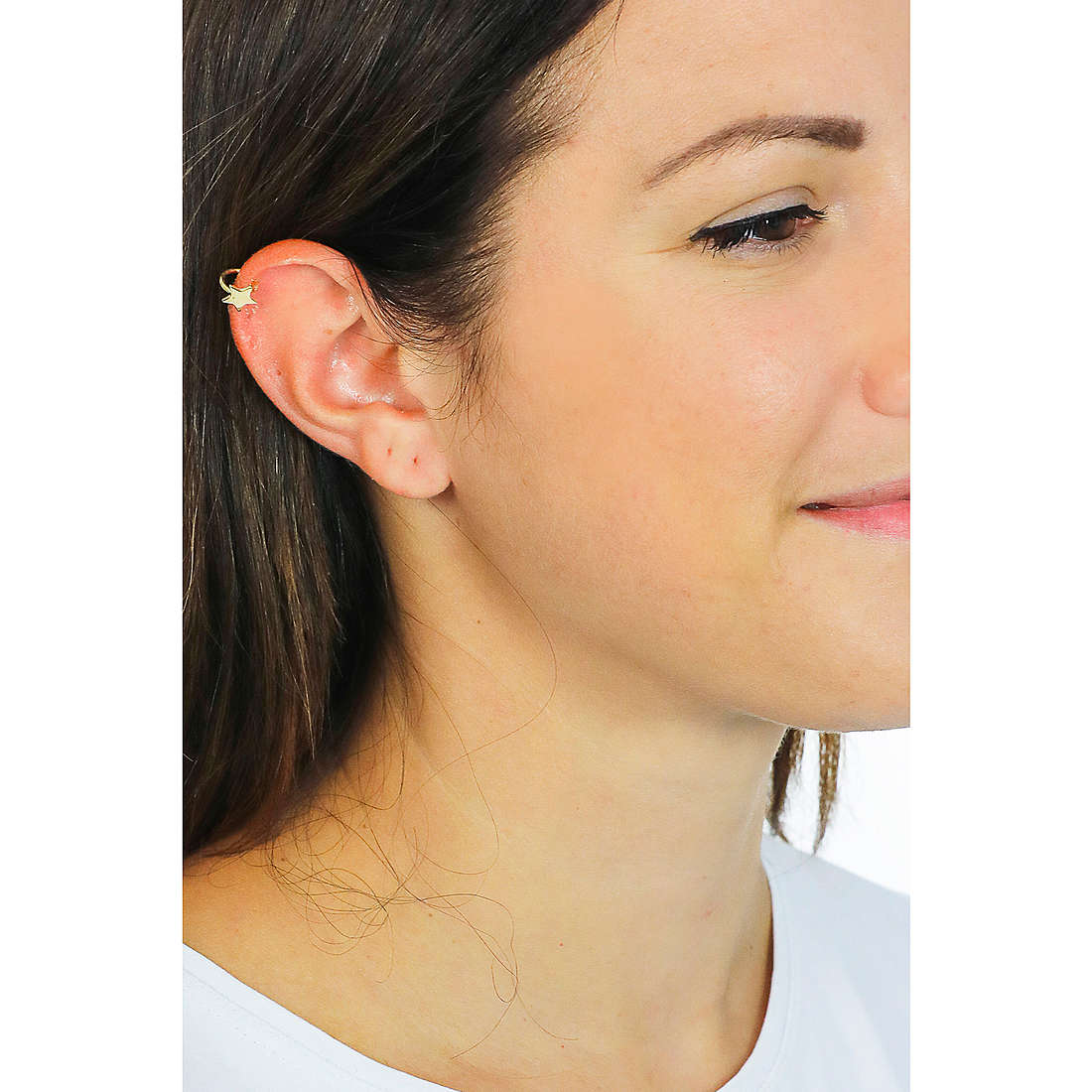 GioiaPura earrings woman GYOARW0458-G wearing