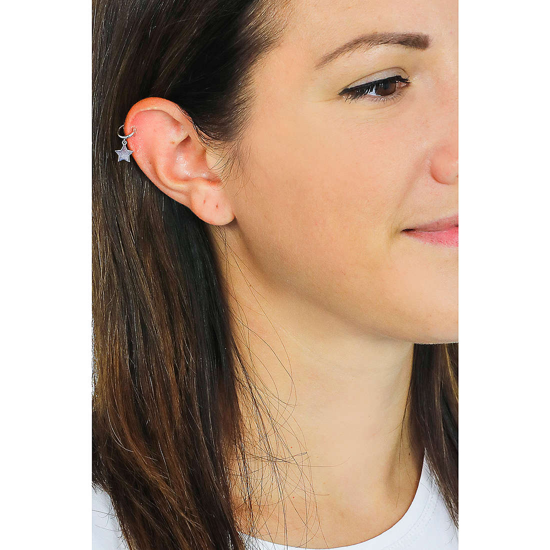 GioiaPura earrings woman GYOARW0460-S wearing