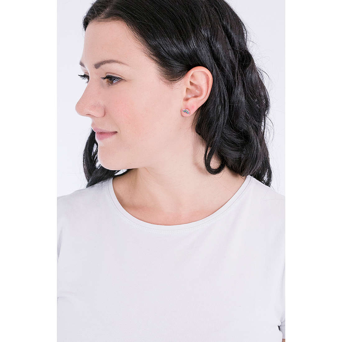 GioiaPura earrings woman GYOARZ0582-ML wearing