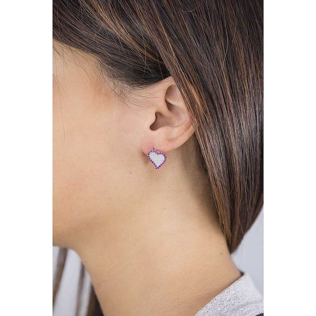GioiaPura earrings woman INS009OR002 wearing