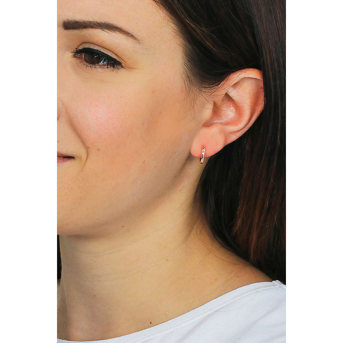 GioiaPura earrings woman INS028OR006RS wearing