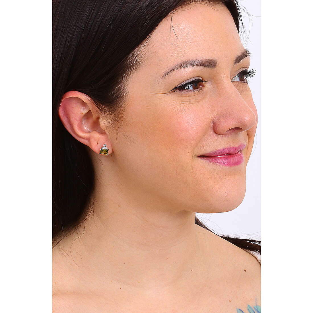 GioiaPura earrings woman INS028OR1088RHPR photo wearing
