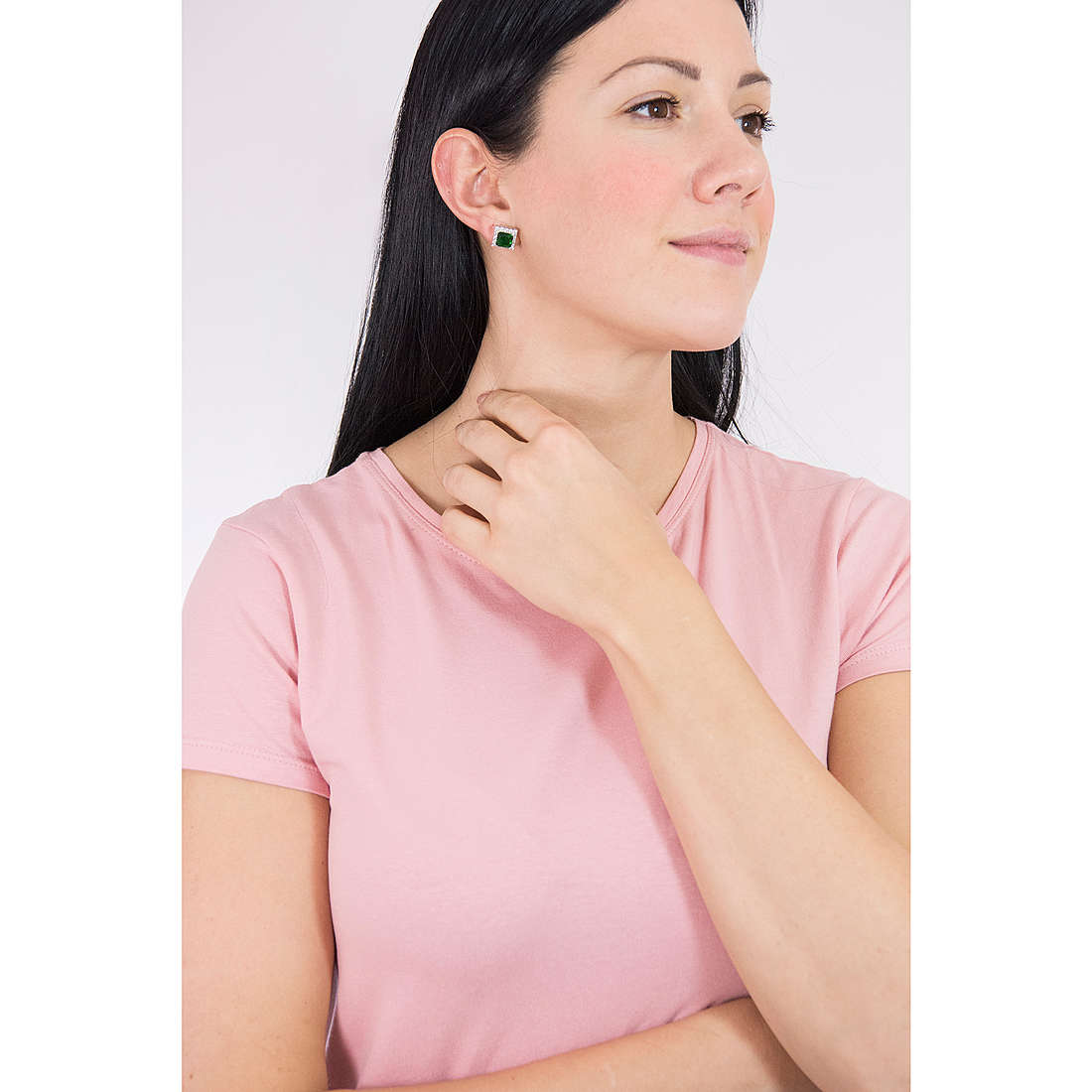 GioiaPura earrings woman INS028OR187VE wearing