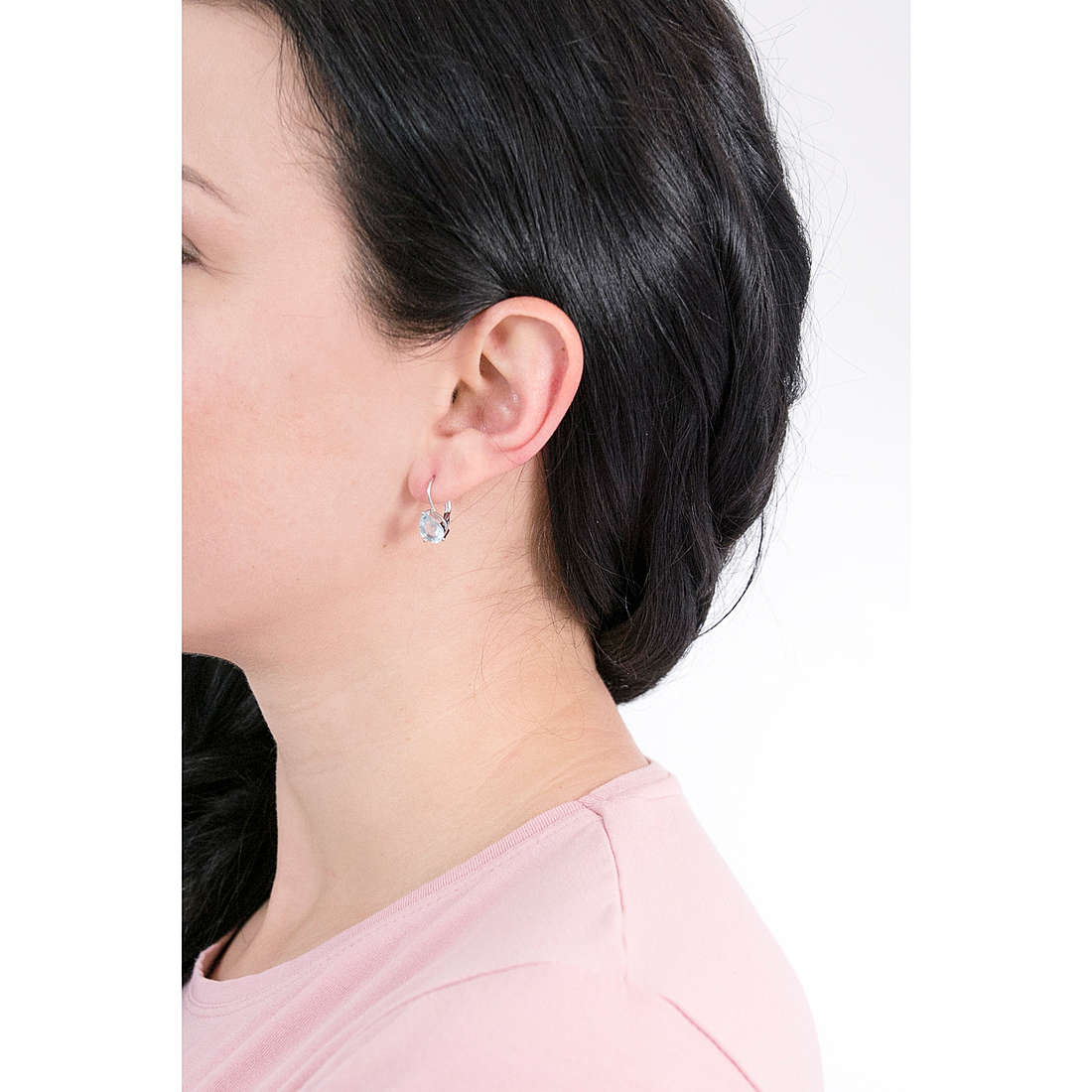 GioiaPura earrings woman INS028OR261AQ wearing