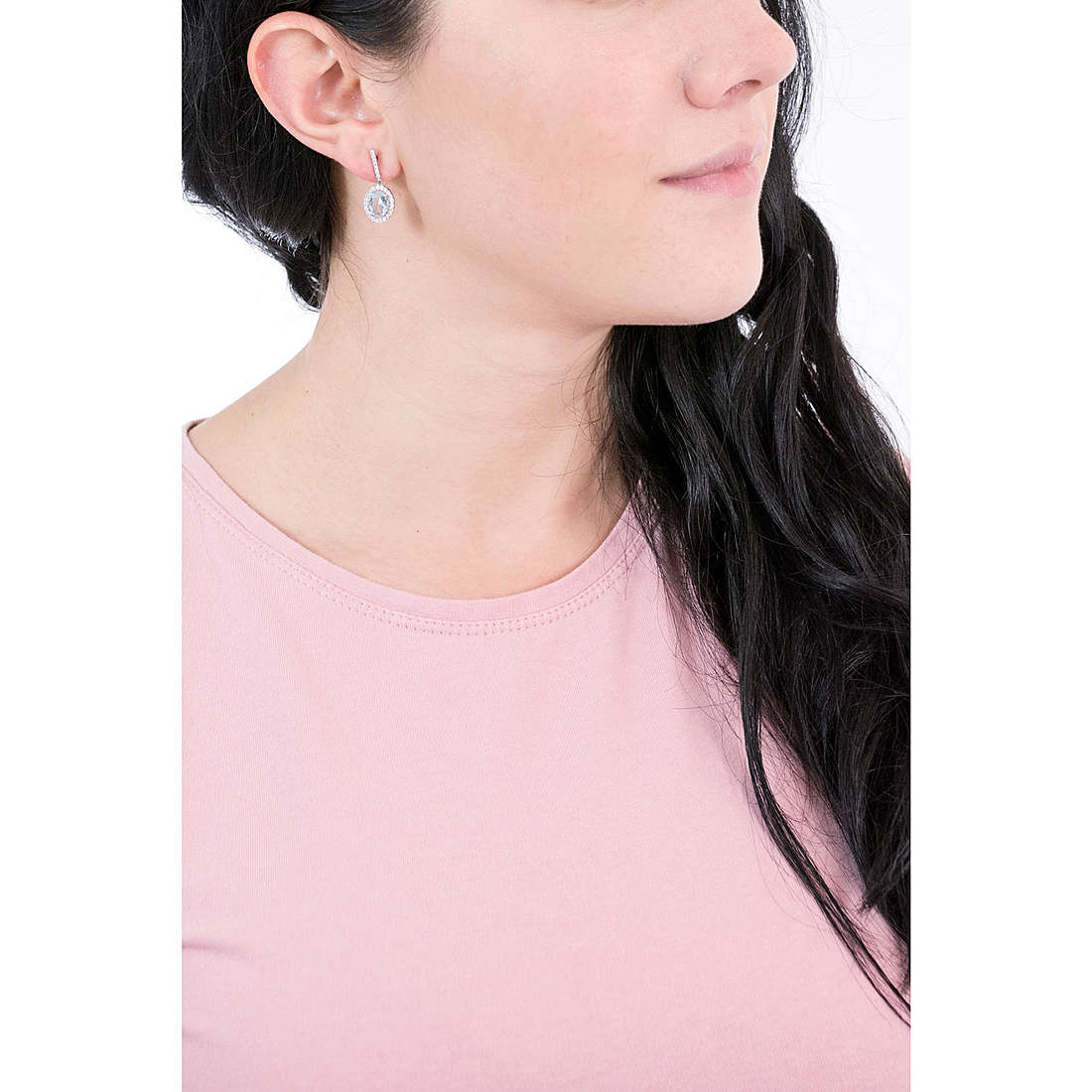 GioiaPura earrings woman INS028OR262AQ wearing