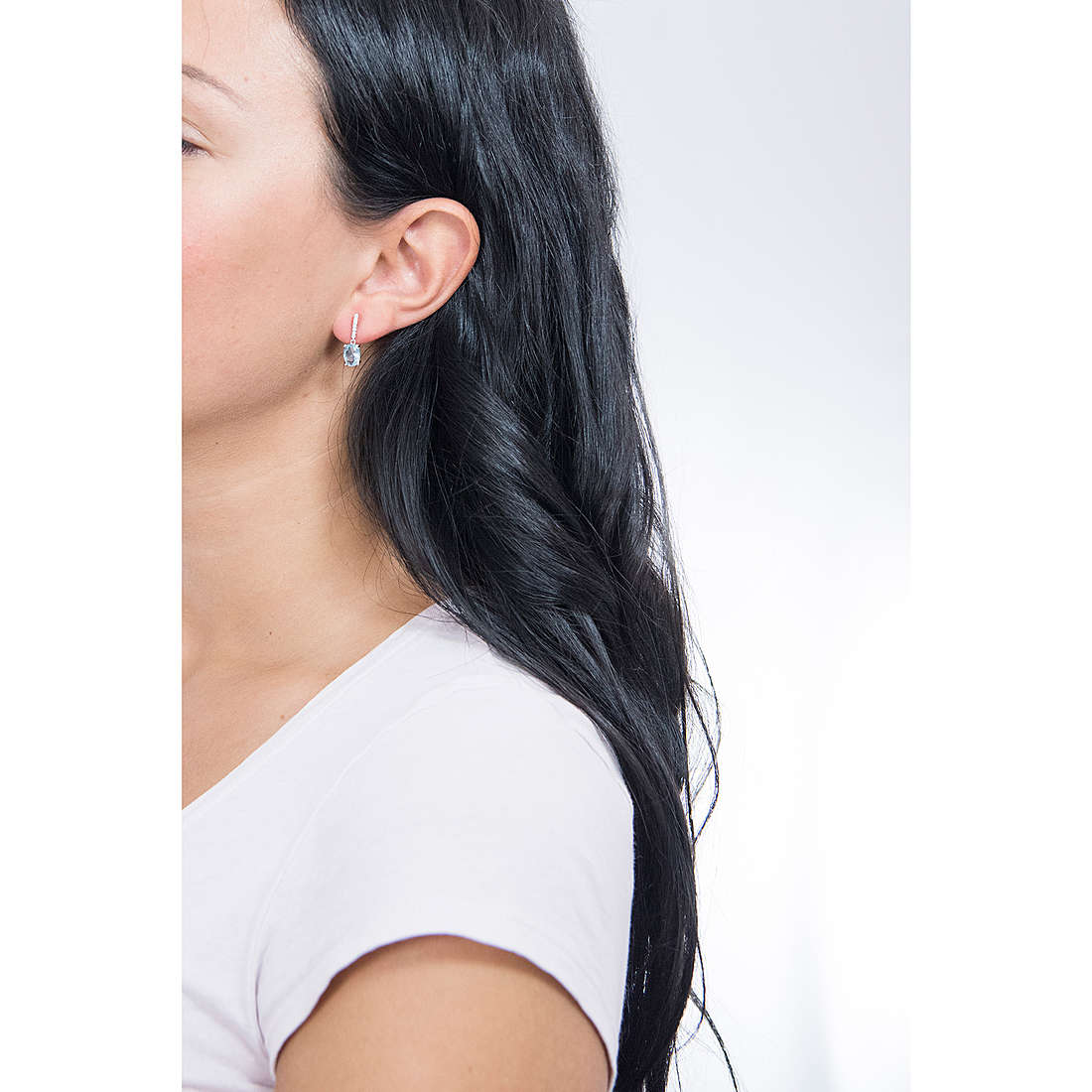 GioiaPura earrings woman INS028OR267RHAQ wearing