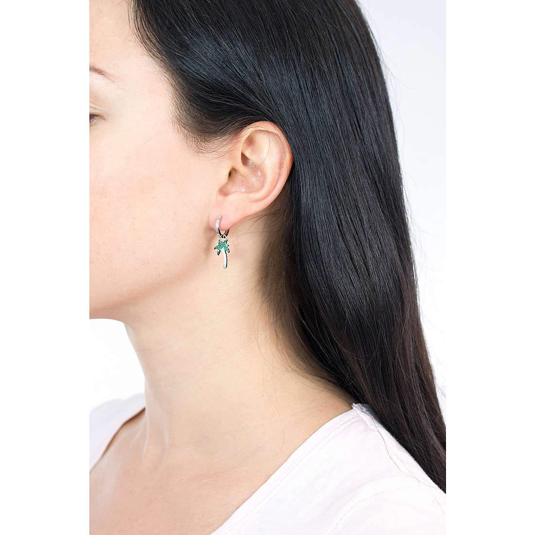 GioiaPura earrings woman INS028OR303 wearing