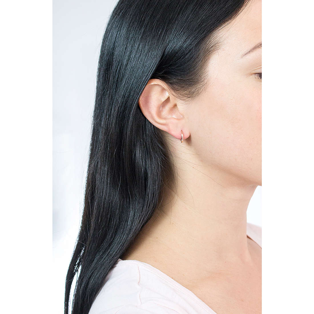 GioiaPura earrings woman INS028OR303RS wearing