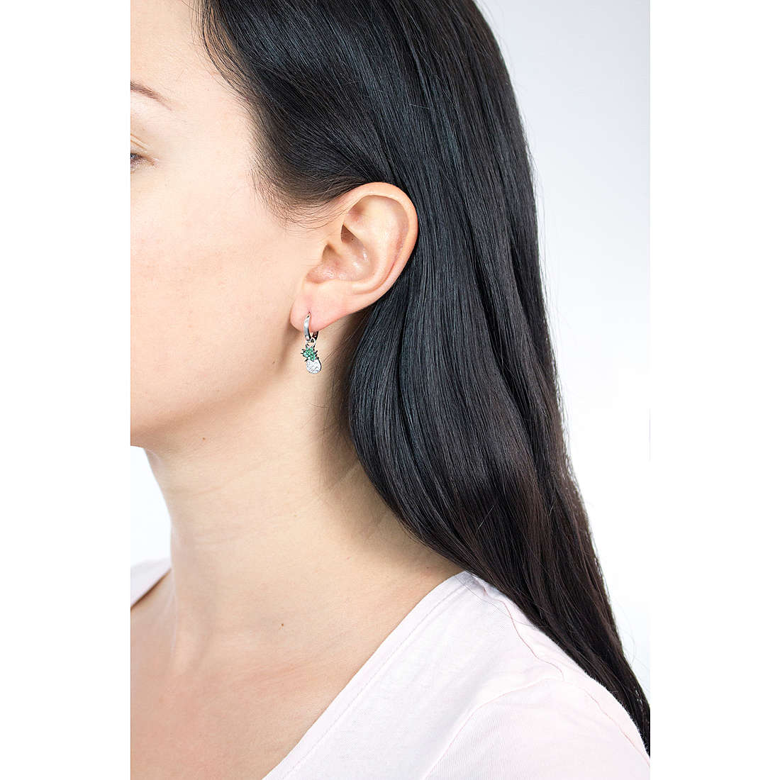 GioiaPura earrings woman INS028OR304 wearing