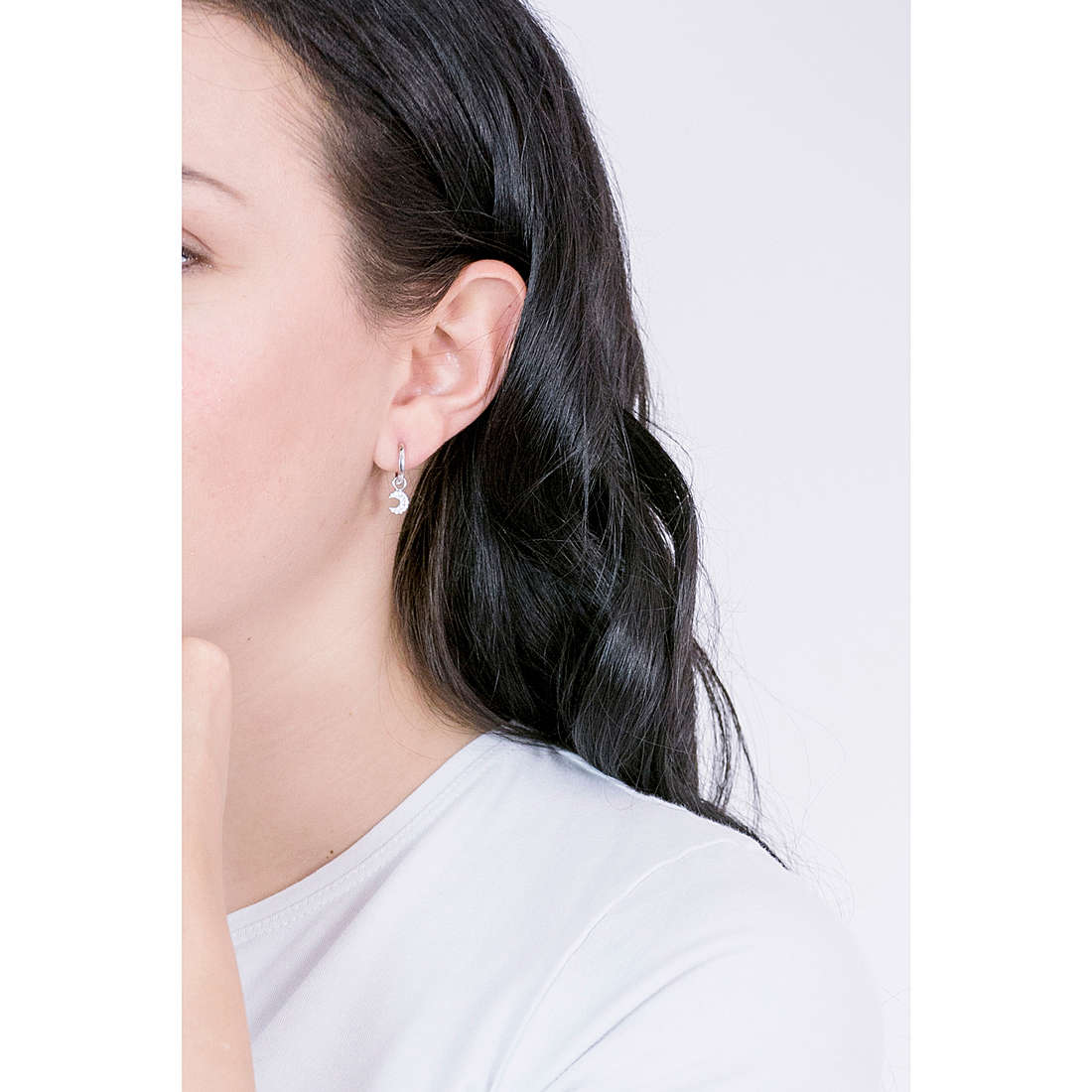 GioiaPura earrings woman INS028OR356 wearing