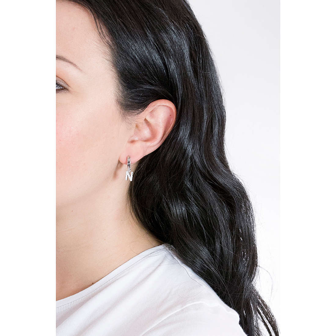 GioiaPura earrings woman INS028OR375-N wearing