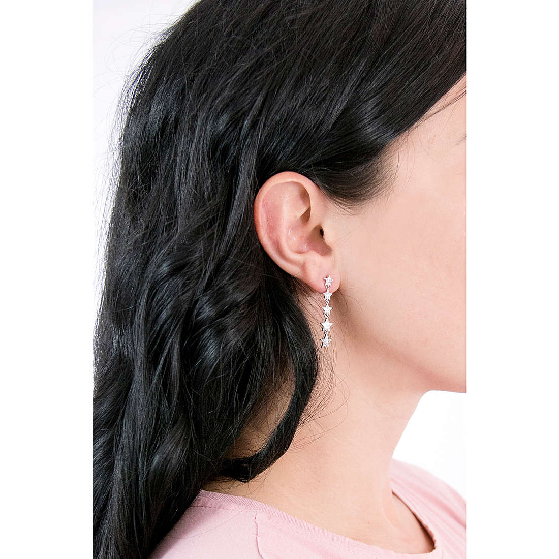GioiaPura earrings woman INS028OR410 wearing