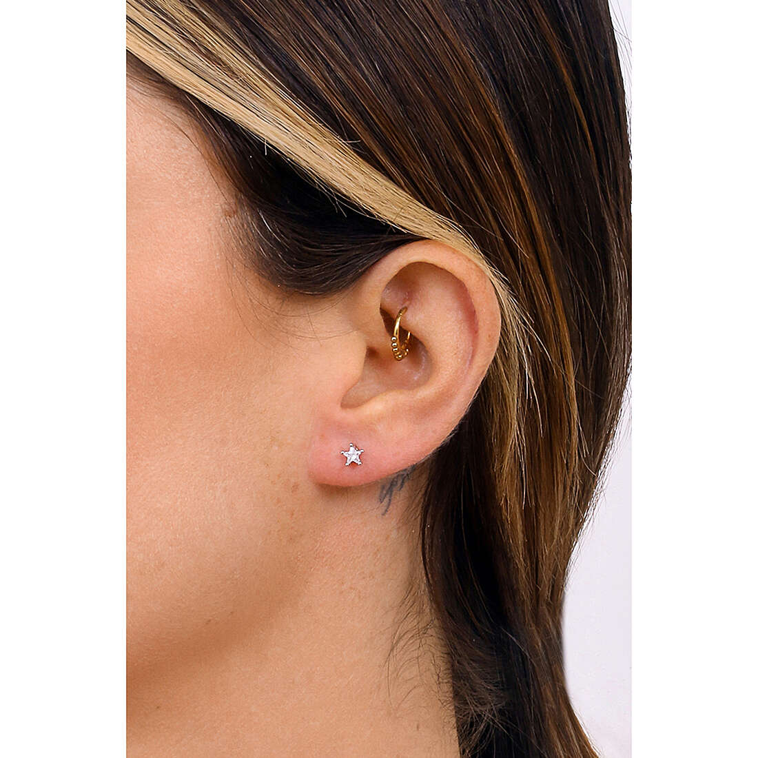 GioiaPura earrings woman INS028OR427 wearing