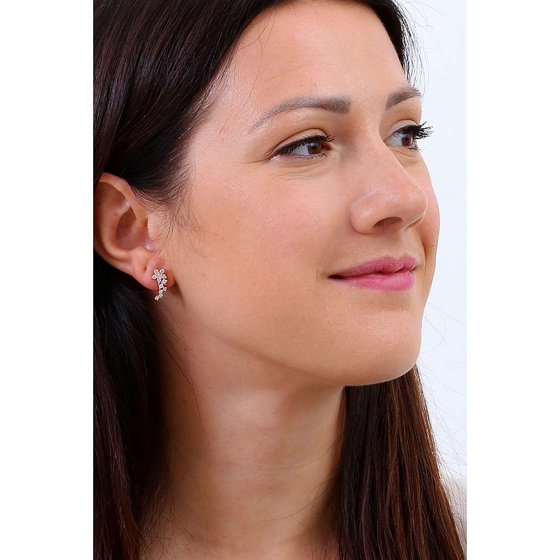 GioiaPura earrings woman INS028OR517RS wearing