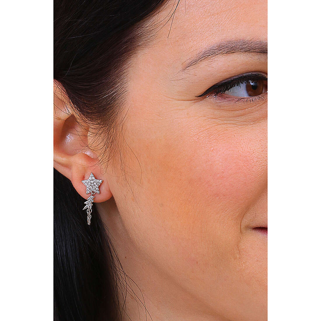 GioiaPura earrings woman INS028OR553 wearing