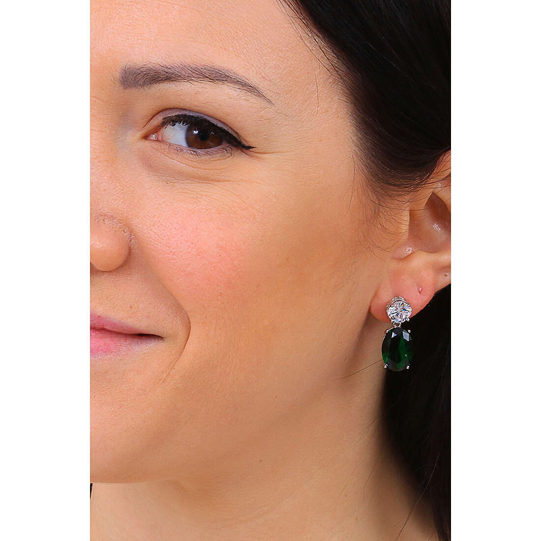 GioiaPura earrings woman INS028OR564VE wearing