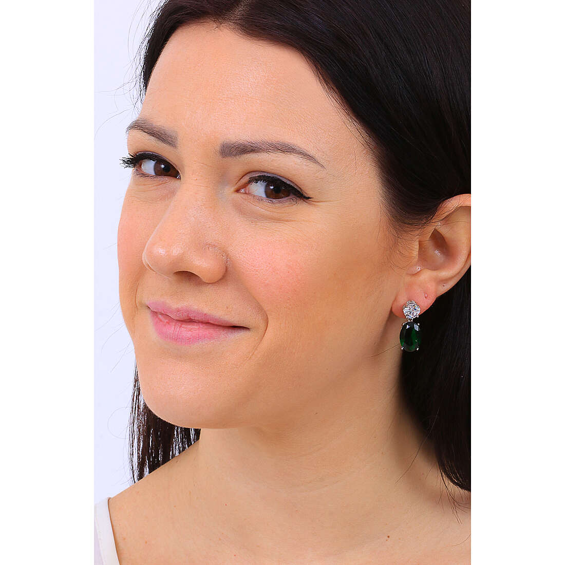 GioiaPura earrings woman INS028OR564VE wearing