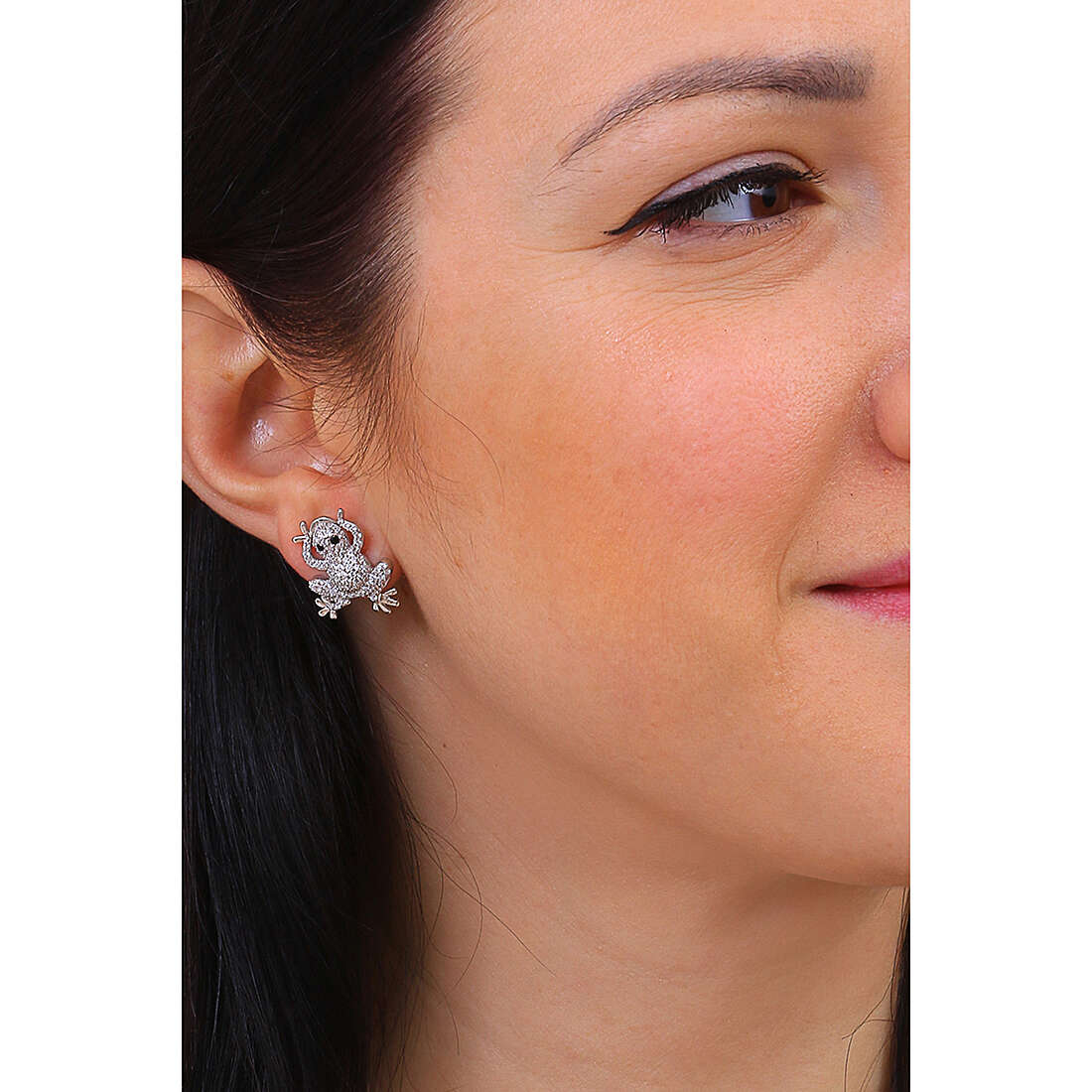 GioiaPura earrings woman INS028OR605 wearing