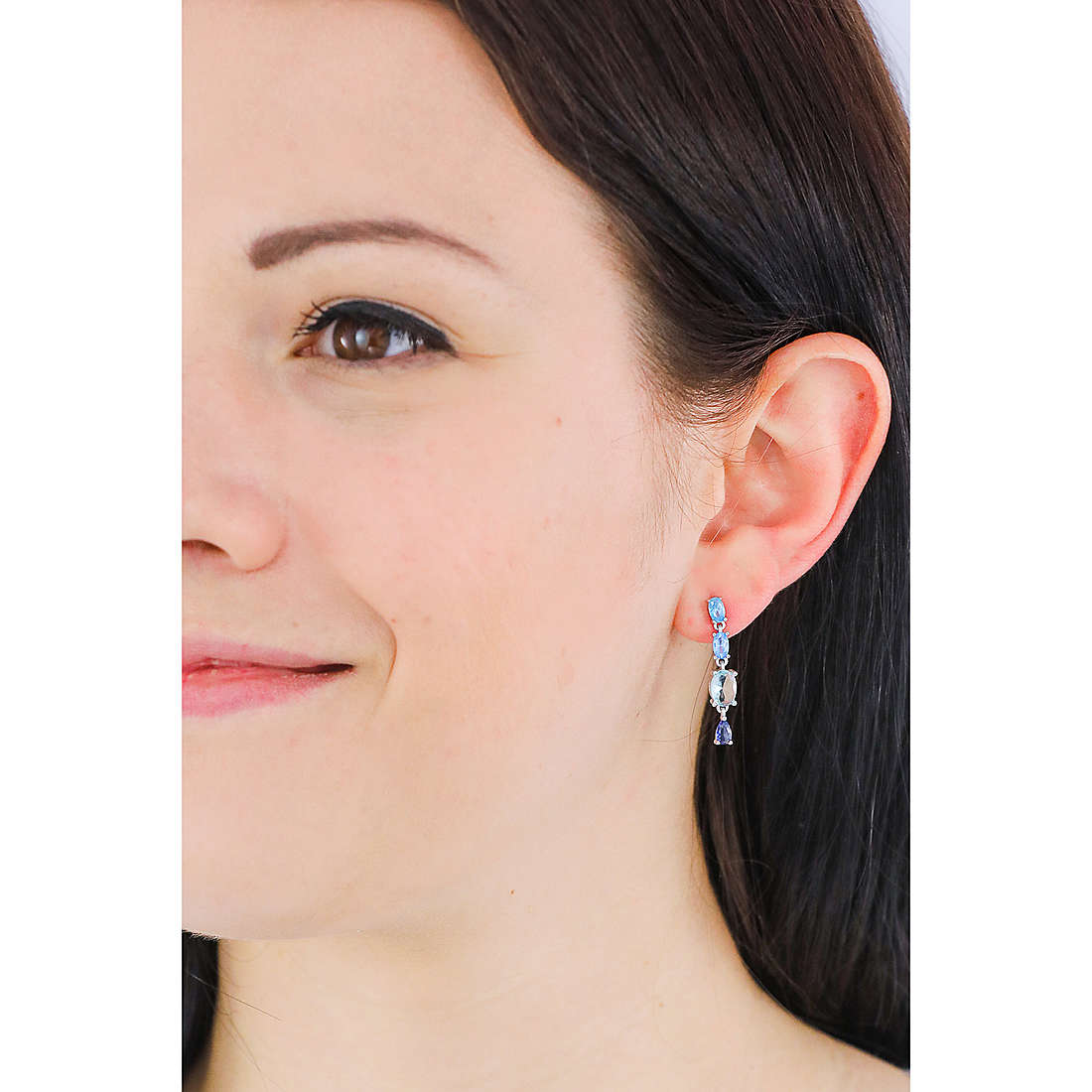 GioiaPura earrings woman INS028OR826RHMU wearing