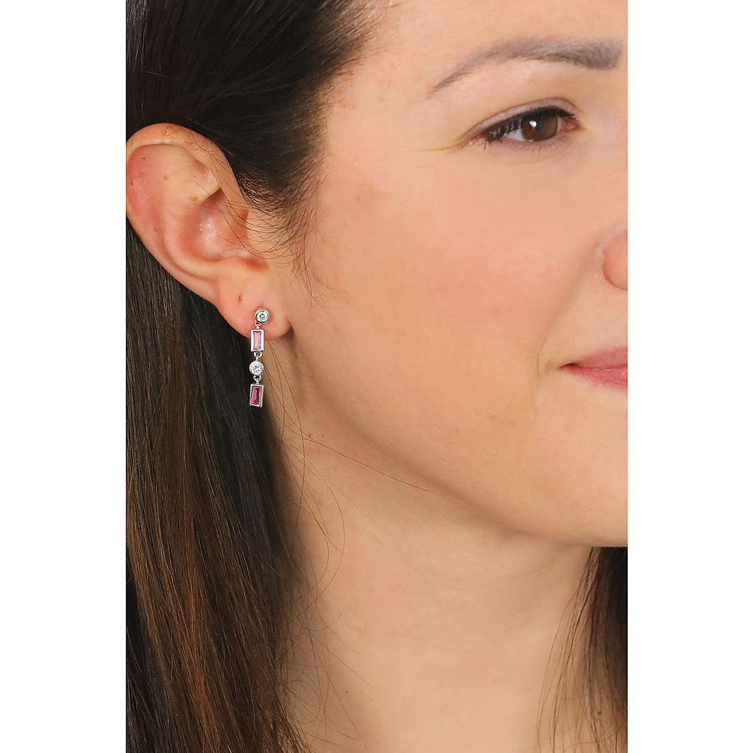GioiaPura earrings woman INS029OR059RHLP wearing