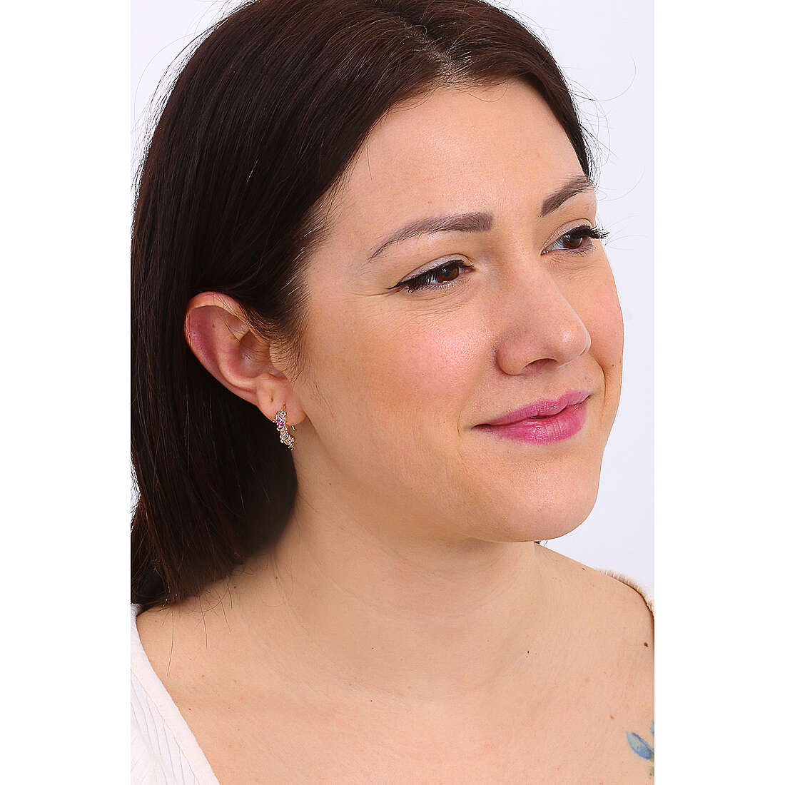 GioiaPura earrings woman INS029OR096PLMU photo wearing