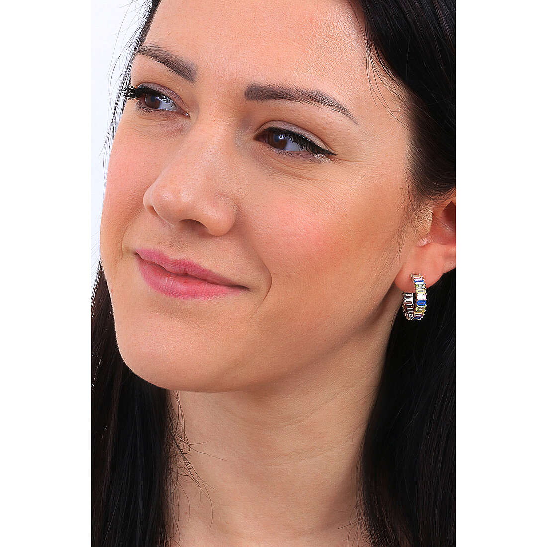 GioiaPura earrings woman INS029OR144RHMU wearing
