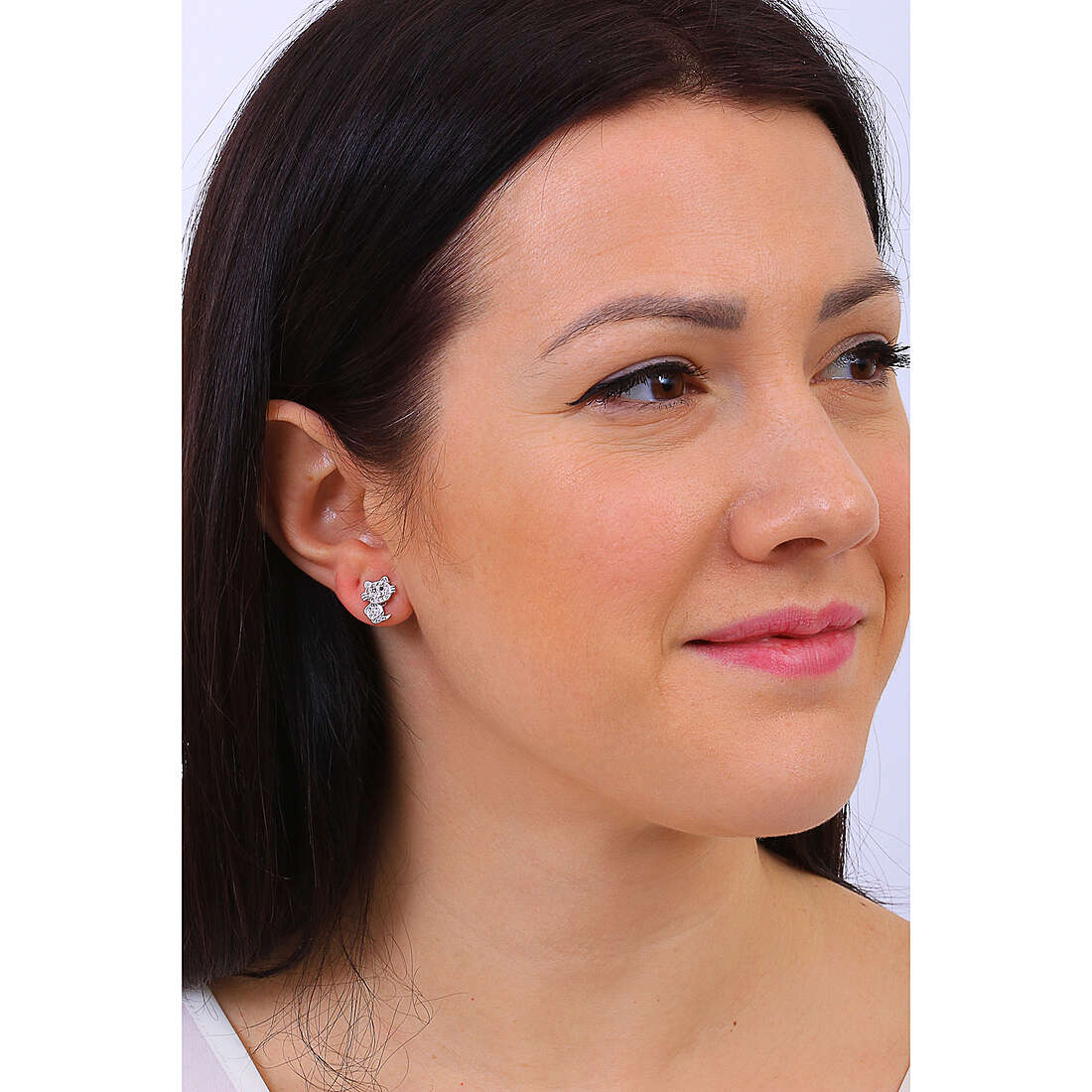GioiaPura earrings woman INS037OR190 wearing