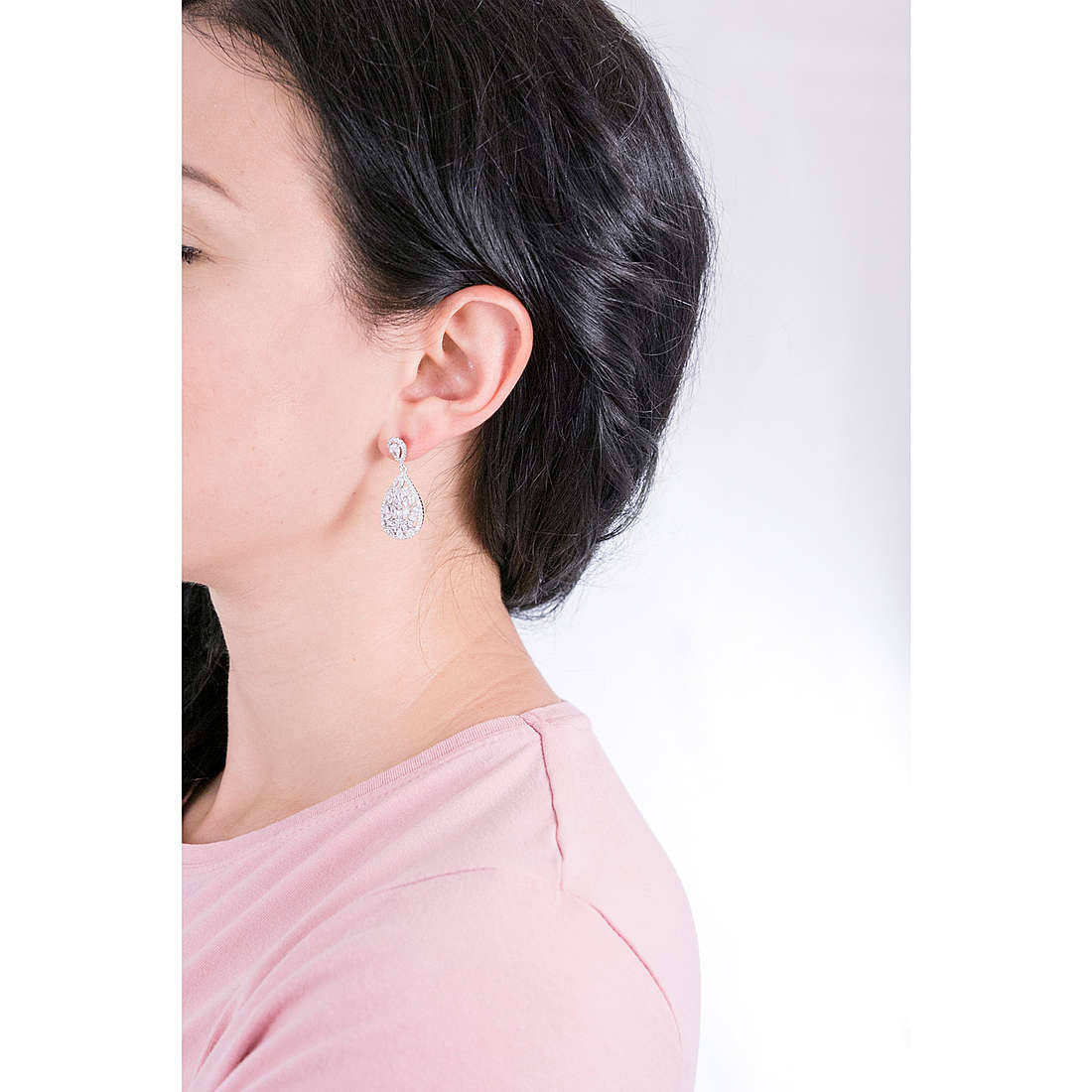 GioiaPura earrings woman INS040OR019 wearing