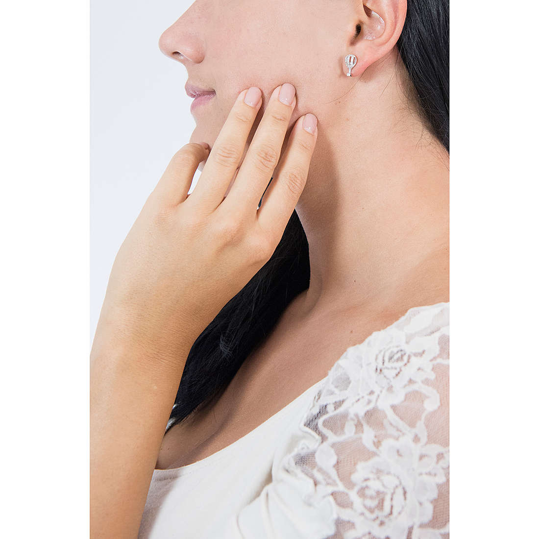 GioiaPura earrings woman INS052OR043 wearing