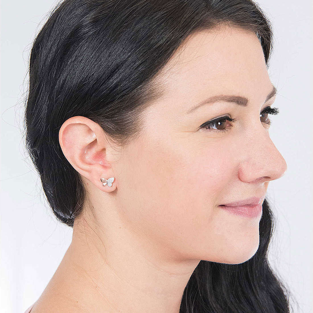 GioiaPura earrings woman INS115OR008RB wearing
