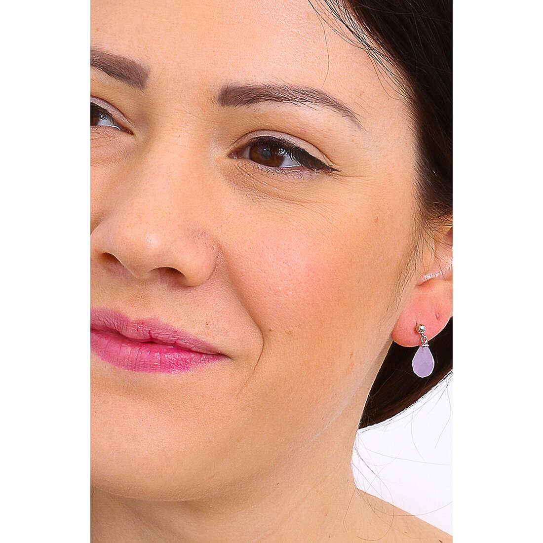 GioiaPura earrings woman INS127OR013RHVI photo wearing