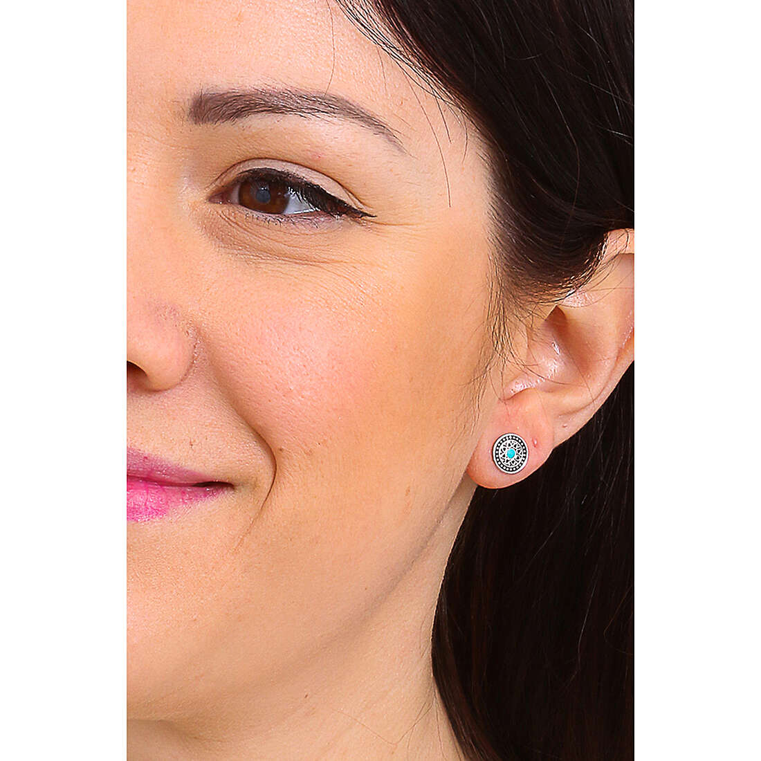 GioiaPura earrings woman INS130OR002RHTU photo wearing
