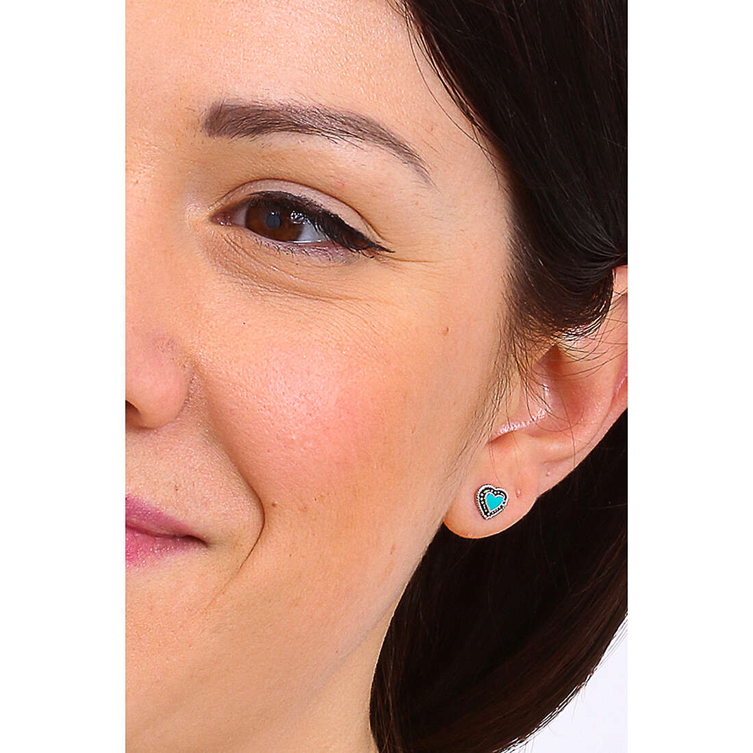 GioiaPura earrings woman INS130OR004RHTU photo wearing