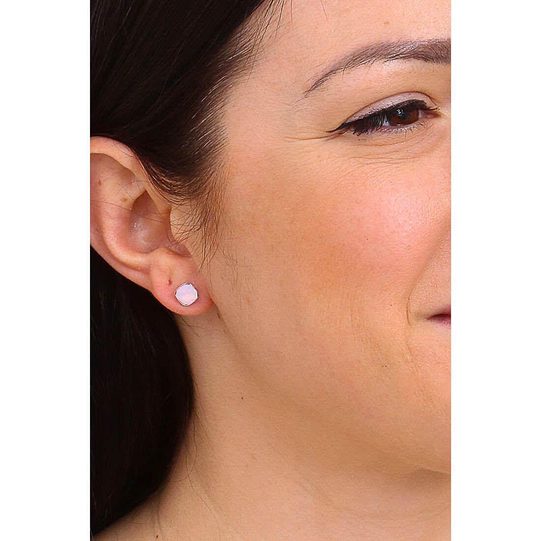 GioiaPura earrings woman INS130OR017RHLP wearing