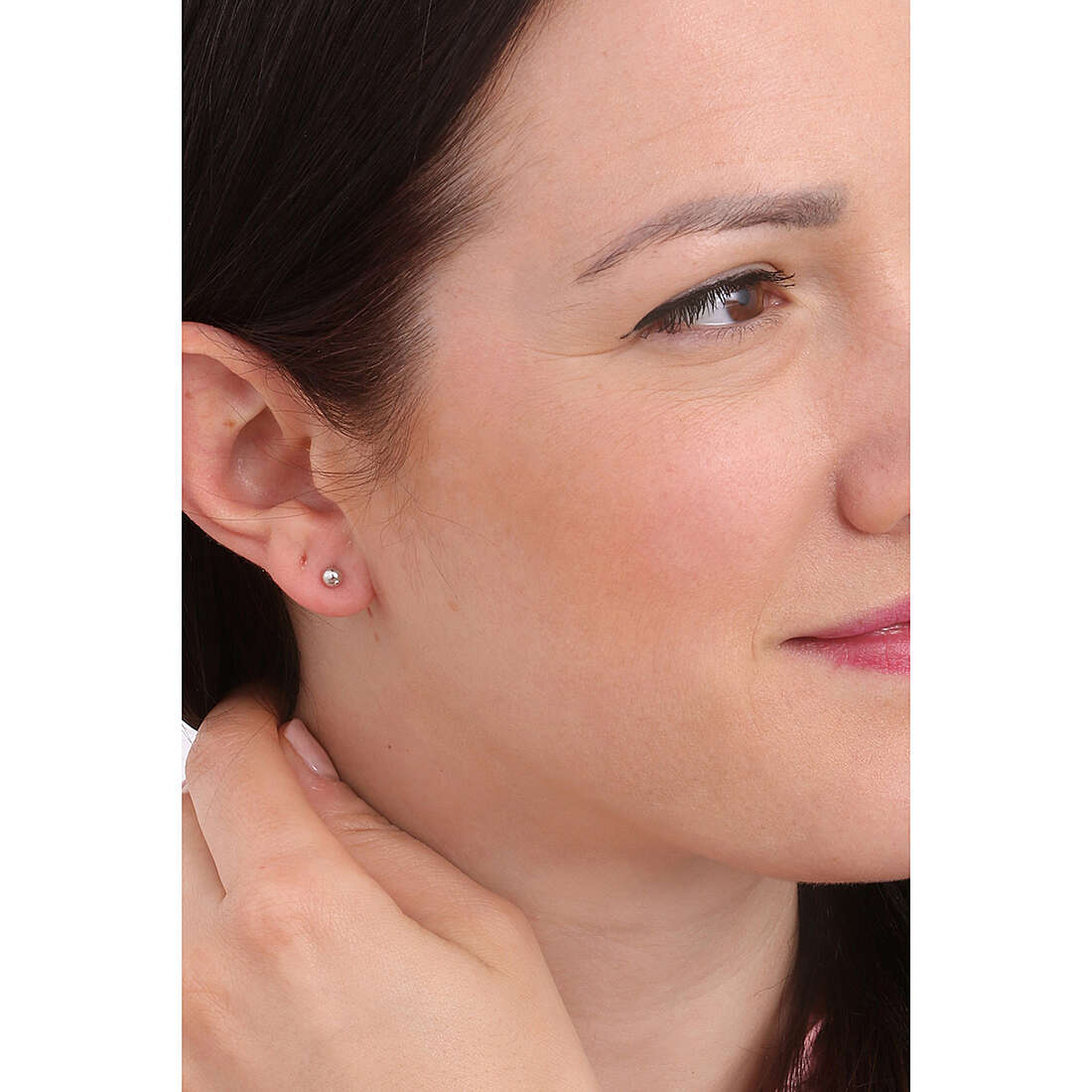 GioiaPura earrings woman INS130OR021RH wearing