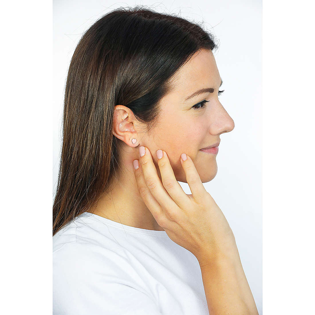GioiaPura earrings woman LPE200139RB99 wearing