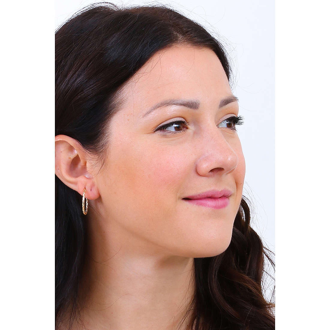 GioiaPura earrings Oro 375 woman GP9-S164589 wearing
