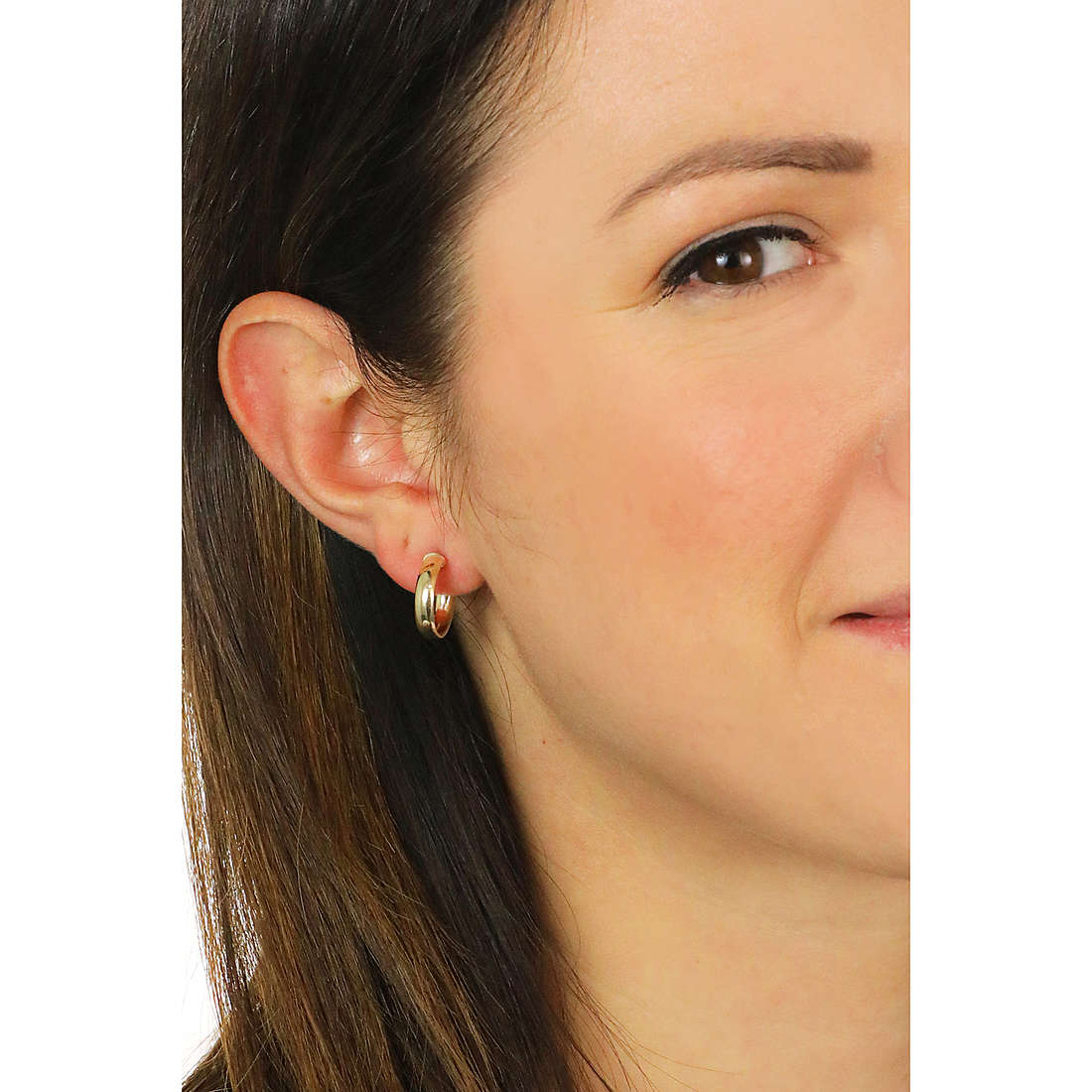GioiaPura earrings Oro 375 woman GP9-S164611 photo wearing