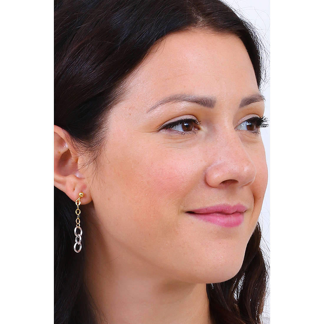 GioiaPura earrings Oro 375 woman GP9-S166804 wearing