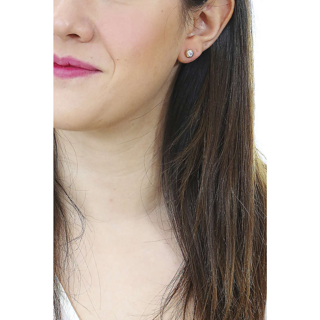 GioiaPura earrings Oro 375 woman GP9-S167196 wearing