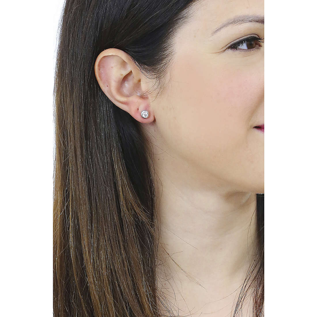 GioiaPura earrings Oro 375 woman GP9-S167197 wearing