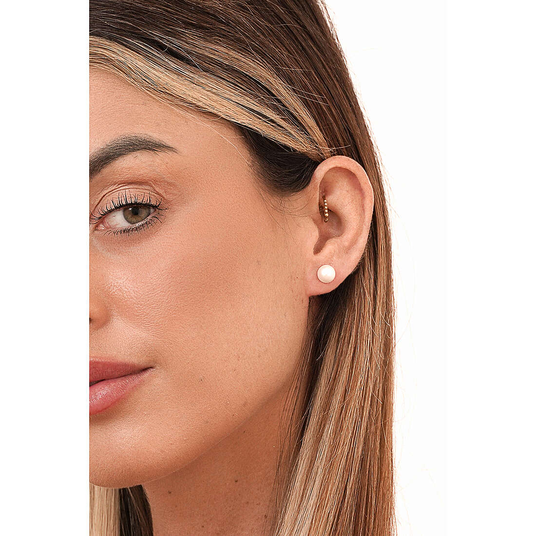 GioiaPura earrings Oro 375 woman GP9-S173628 wearing