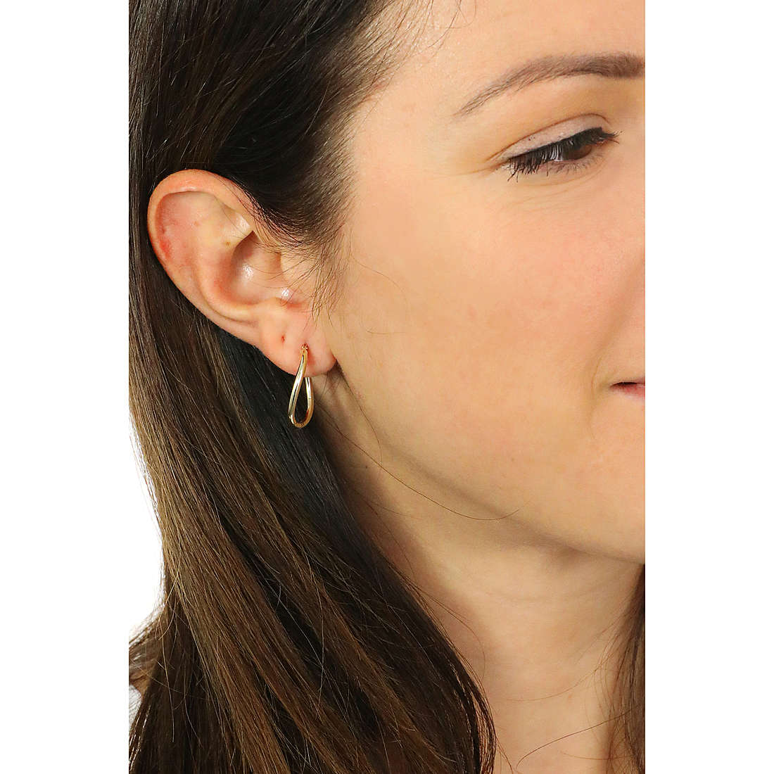 GioiaPura earrings Oro 375 woman GP9-S182660 wearing