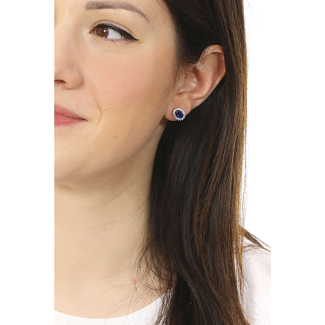 GioiaPura earrings Oro 375 woman GP9-S217676 wearing