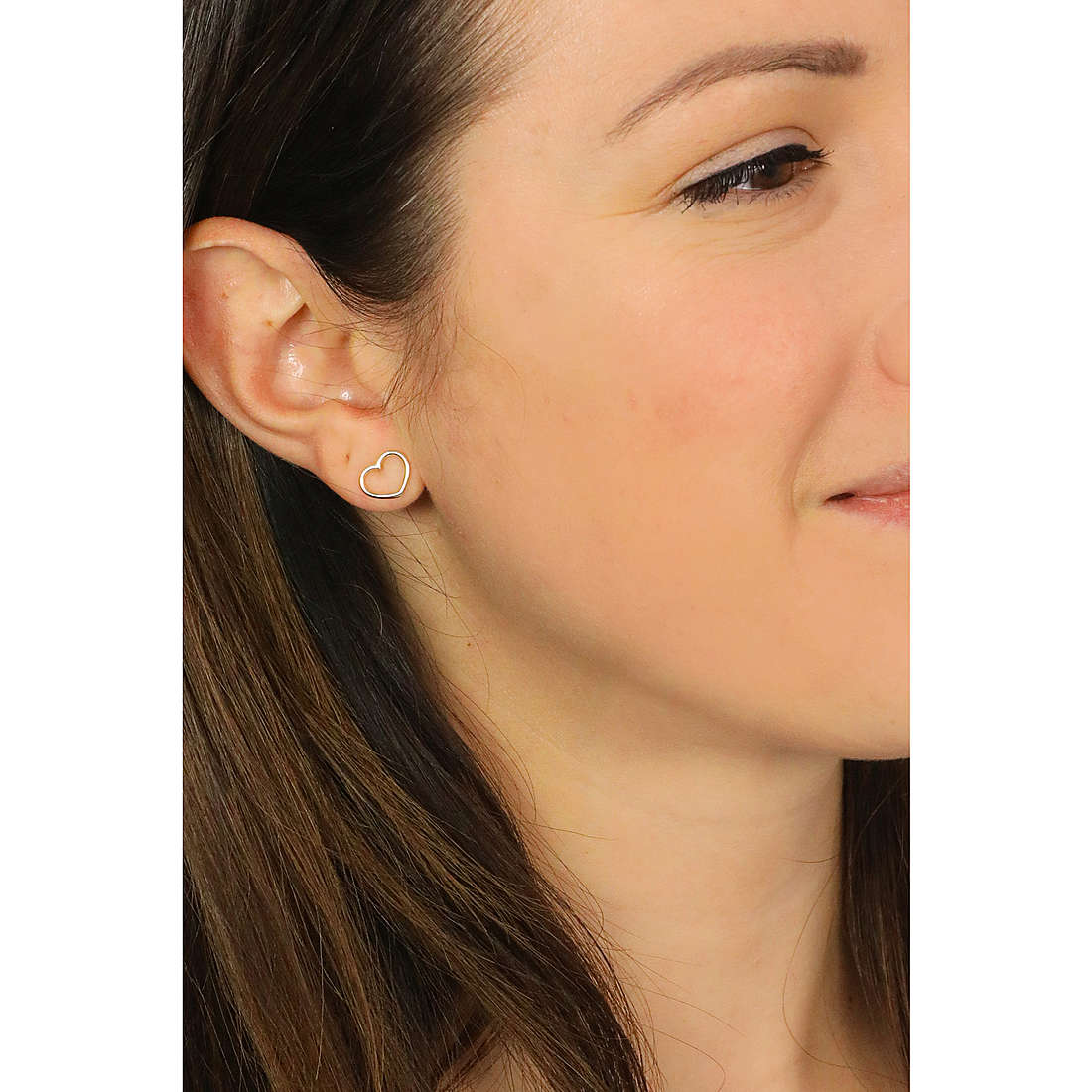 GioiaPura earrings Oro 375 woman GP9-S234141 wearing