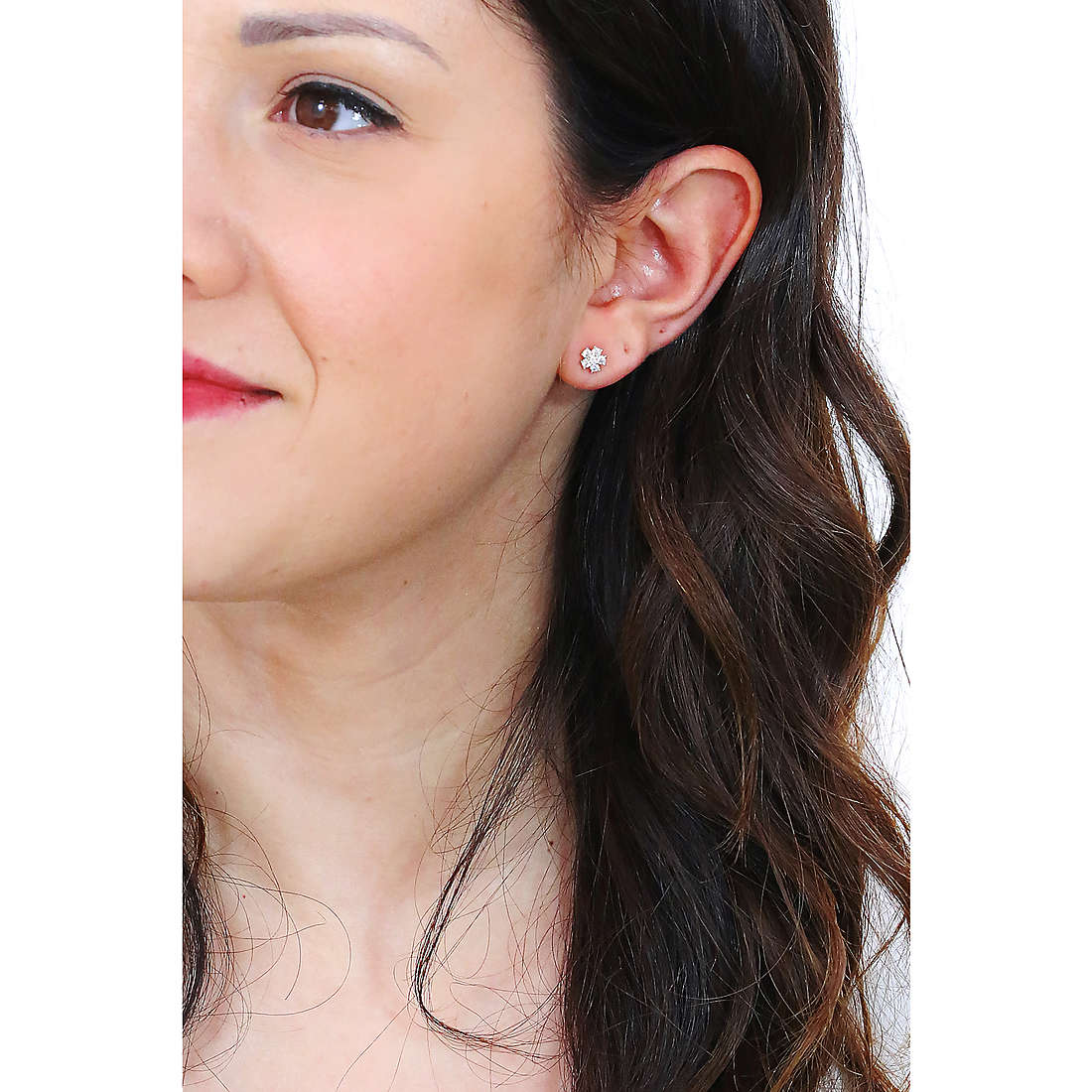 GioiaPura earrings Oro 375 woman GP9-S248845 wearing