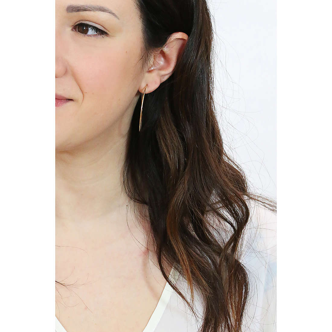 GioiaPura earrings Oro 750 woman GP-S095072 wearing