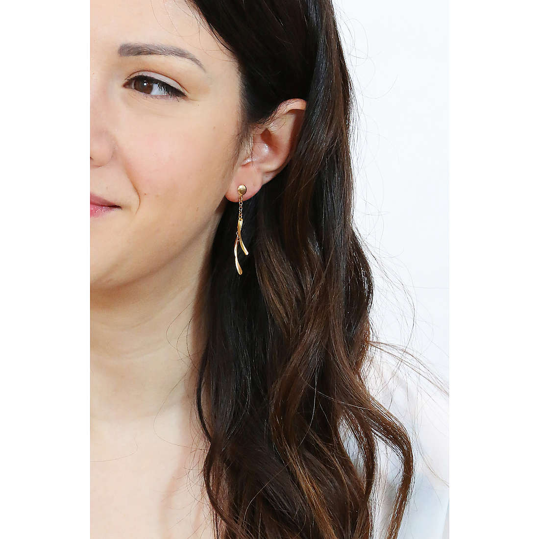 GioiaPura earrings Oro 750 woman GP-S118448 wearing