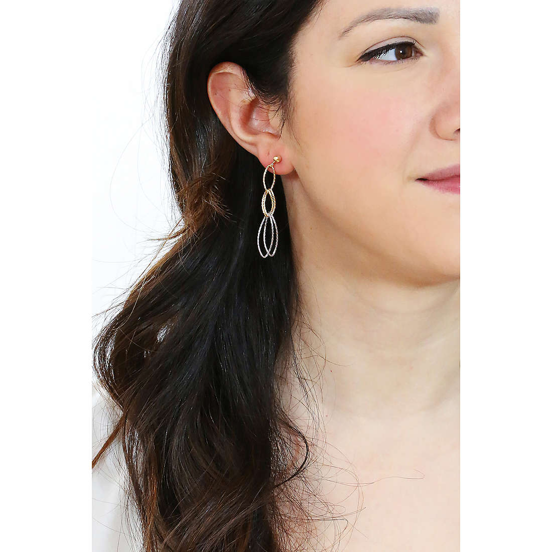 GioiaPura earrings Oro 750 woman GP-S119564 wearing